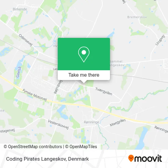 Coding Pirates Langeskov map