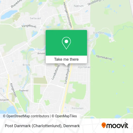 Post Danmark (Charlottenlund) map