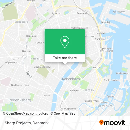 Sharp Projects map