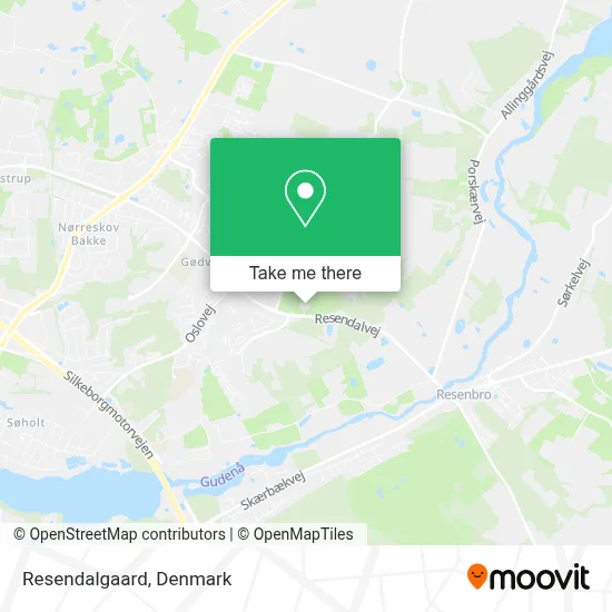 Resendalgaard map