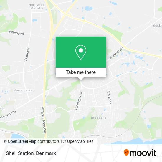Shell Station map