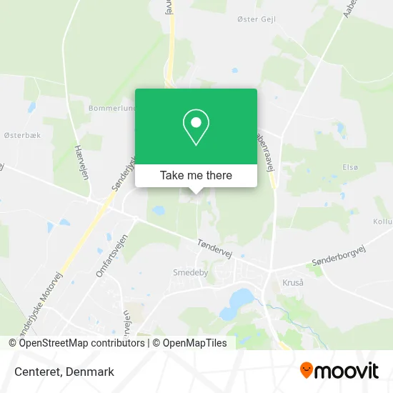 Centeret map