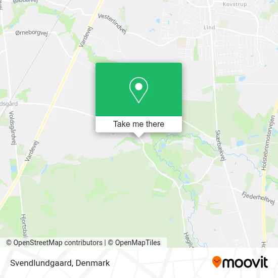 Svendlundgaard map