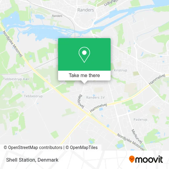 Shell Station map