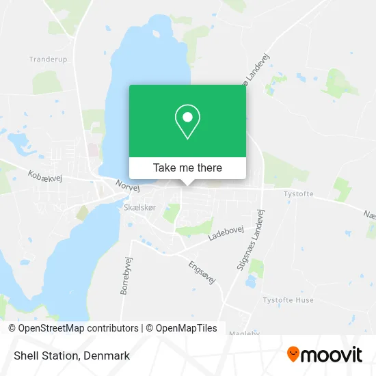 Shell Station map