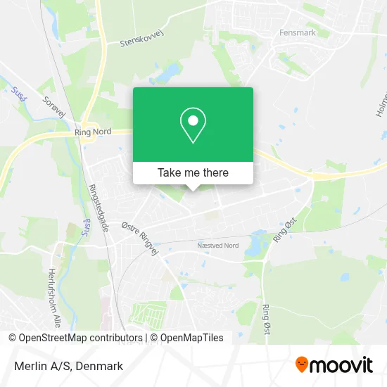 Merlin A/S map