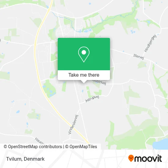 Tvilum map