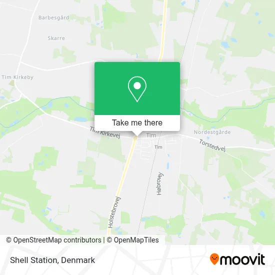 Shell Station map