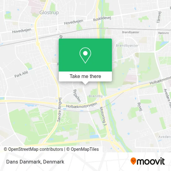 Dans Danmark map