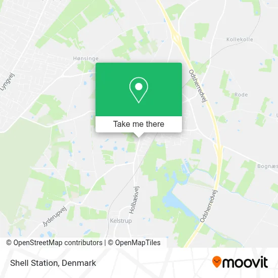 Shell Station map