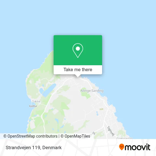 Strandvejen 119 map