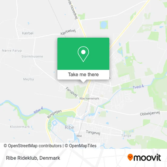 Ribe Rideklub map