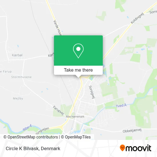 Circle K Bilvask map