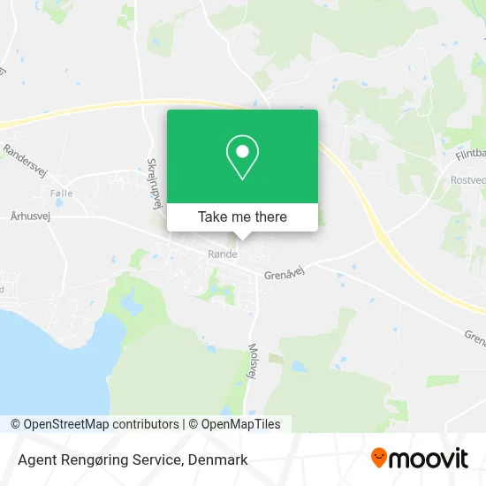 Agent Rengøring Service map