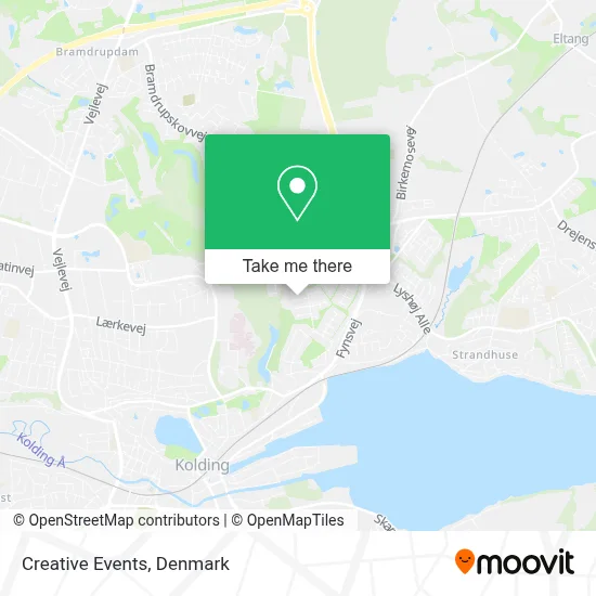 Creative Events map