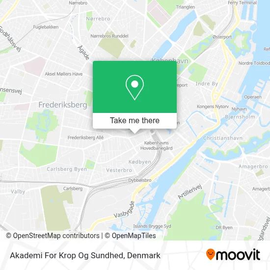Akademi For Krop Og Sundhed map