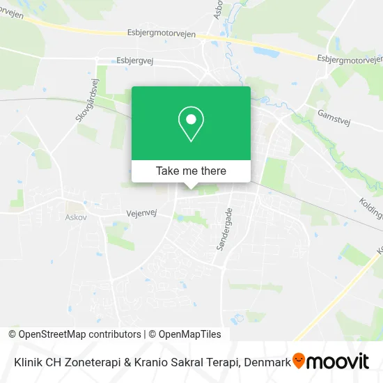 Klinik CH Zoneterapi & Kranio Sakral Terapi map