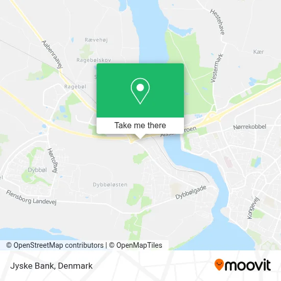 Jyske Bank map