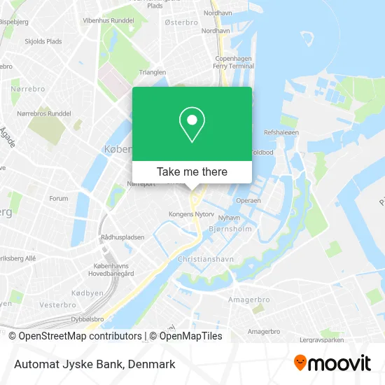 Automat Jyske Bank map