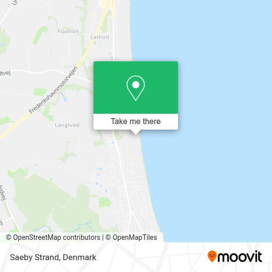 Saeby Strand map