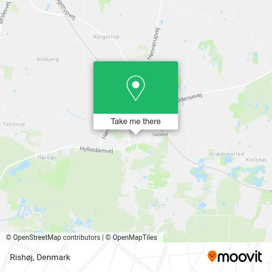 Rishøj map