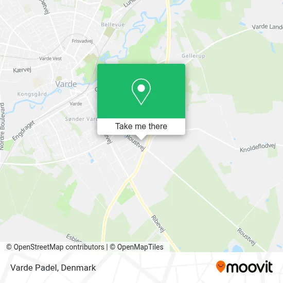 Varde Padel map