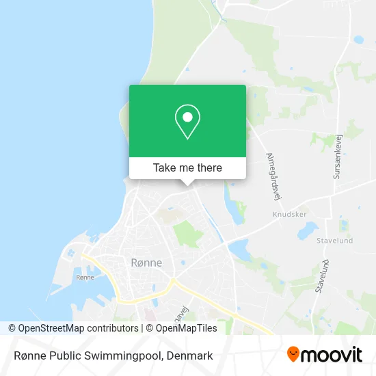 Rønne Public Swimmingpool map