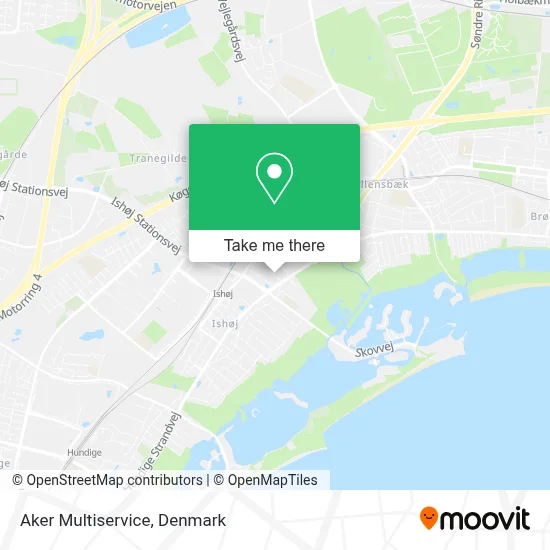 Aker Multiservice map