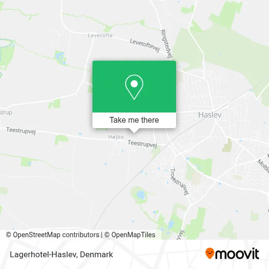 Lagerhotel-Haslev map