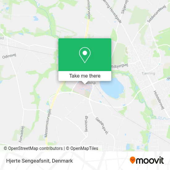 Hjerte Sengeafsnit map