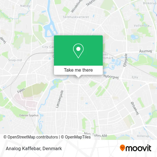 Analog Kaffebar map