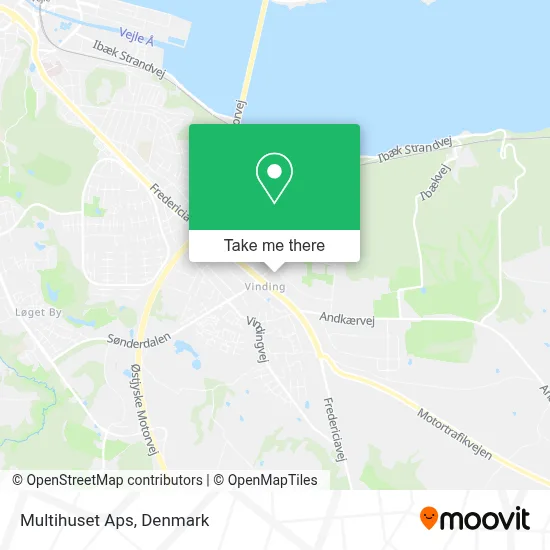 Multihuset Aps map