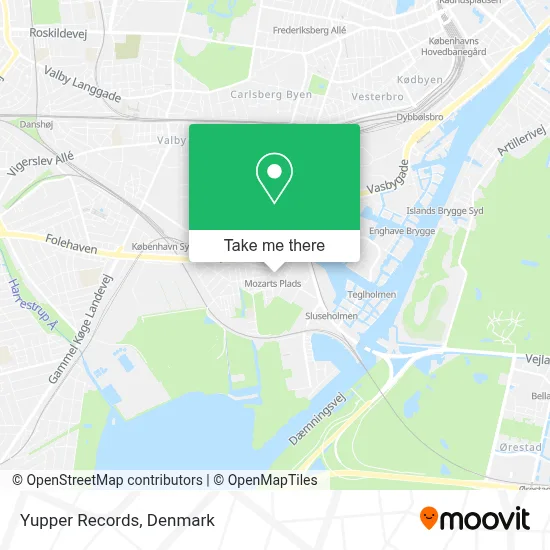 Yupper Records map