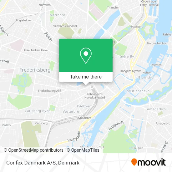 Confex Danmark A/S map