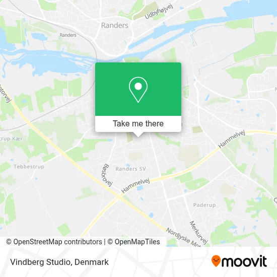 Vindberg Studio map