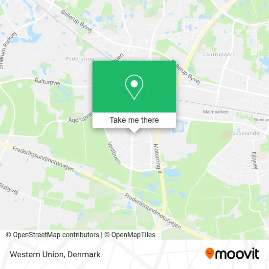 Western Union map