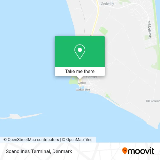 Scandlines Terminal map