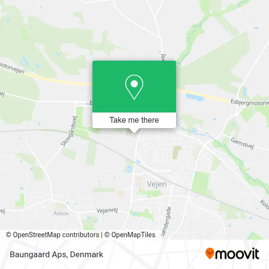 Baungaard Aps map