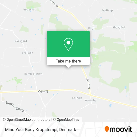 Mind Your Body Kropsterapi map