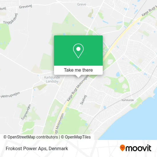 Frokost Power Aps map