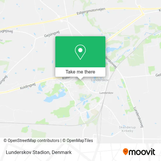 Lunderskov Stadion map