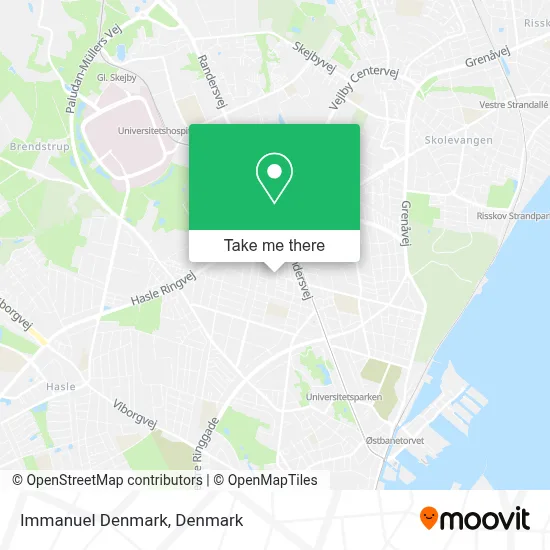 Immanuel Denmark map