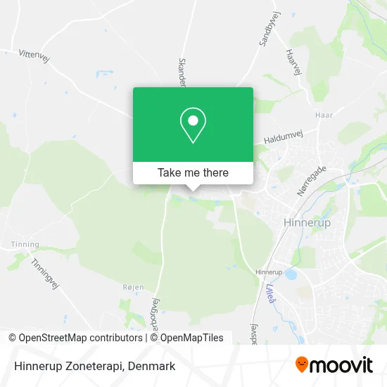 Hinnerup Zoneterapi map