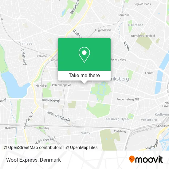 Wool Express map