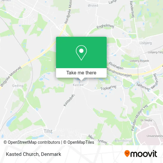 Kasted Church map