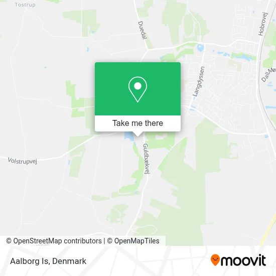 Aalborg Is map