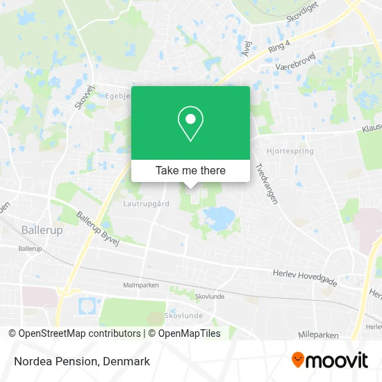 Nordea Pension map
