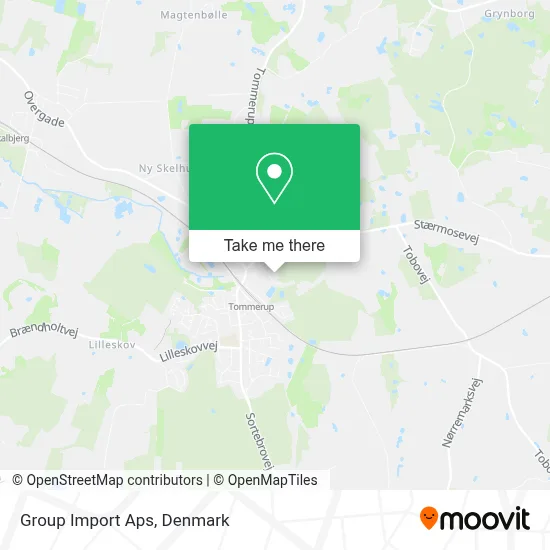 Group Import Aps map