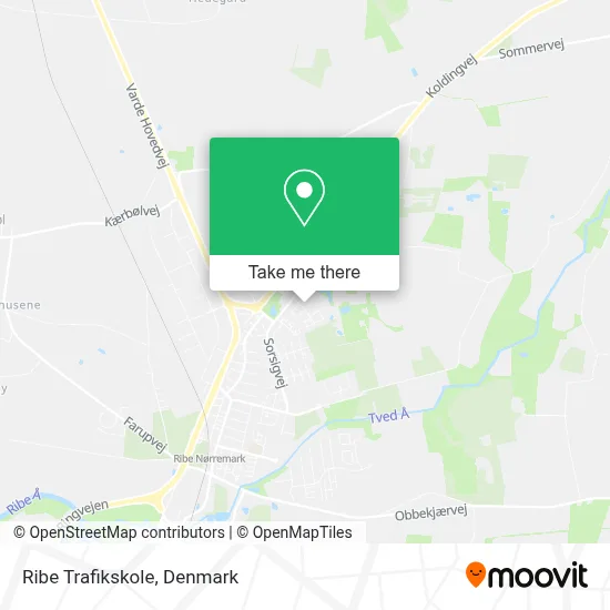 Ribe Trafikskole map