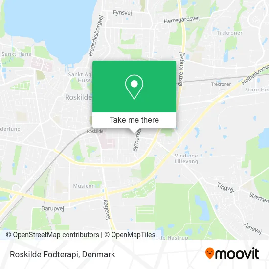 Roskilde Fodterapi map